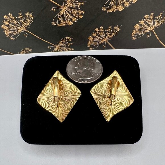 Black Thermoset CLIP Earrings - Picture 4 of 4